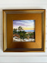 Load image into Gallery viewer, "Winter Hike in Kill Devil Hills" An Original 6x6 Acrylic Painting Framed