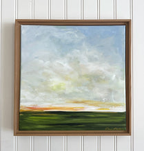 Load image into Gallery viewer, "Lovely Sky" An Original 12x12 Acrylic Painting Framed