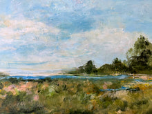 Load image into Gallery viewer, "Lush Meadows" an Original 18x24" Acrylic Painting Framed