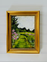 Load image into Gallery viewer, "Meadow Walk" an Original 5x7 Acrylic Painting Framed