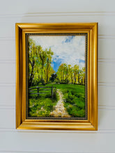 Load image into Gallery viewer, "Summer Hike" an Original 5x7 Acrylic Painting Framed