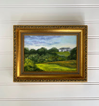 Load image into Gallery viewer, "Country Estate" an Original Framed 5x7 Acrylic Painting