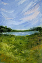 Load image into Gallery viewer, "Summer Day" an Original Framed 4x6 Acrylic Painting