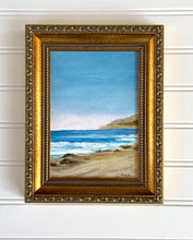 Load image into Gallery viewer, "Beach Walk" an Original 5x7 Acrylic Painting Framed