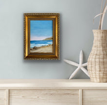 Load image into Gallery viewer, "Beach Walk" an Original 5x7 Acrylic Painting Framed