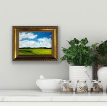 Load image into Gallery viewer, "Big Sky" an Original 5x7 Acrylic Painting Framed