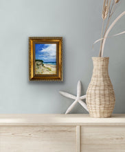 Load image into Gallery viewer, "Dunes" an Original 5x7 Acrylic Painting Framed