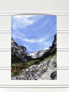 "Grand Teton Hike" Vertical Print
