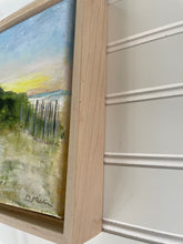 Load image into Gallery viewer, "Holding onto Summer" an Original Framed 5x7 Acrylic Landscape Painting