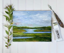 Load image into Gallery viewer, "Low Country at Dusk" An Original 8x10 Acrylic Painting