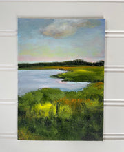 Load image into Gallery viewer, "Low Country Sky" an Original 5x7 Framed Acrylic Painting