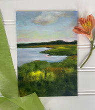Load image into Gallery viewer, "Low Country Sky" an Original 5x7 Framed Acrylic Painting