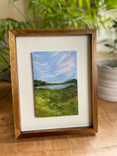 Load image into Gallery viewer, "Summer Day" an Original Framed 4x6 Acrylic Painting
