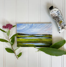 Load image into Gallery viewer, "The Marshes" an Original 4x6 Acrylic Painting