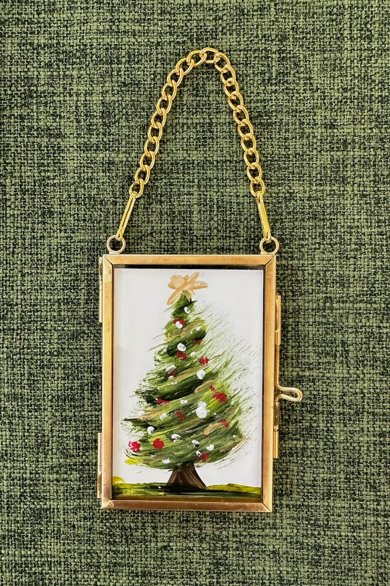 Christmas Tree Framed Ornament