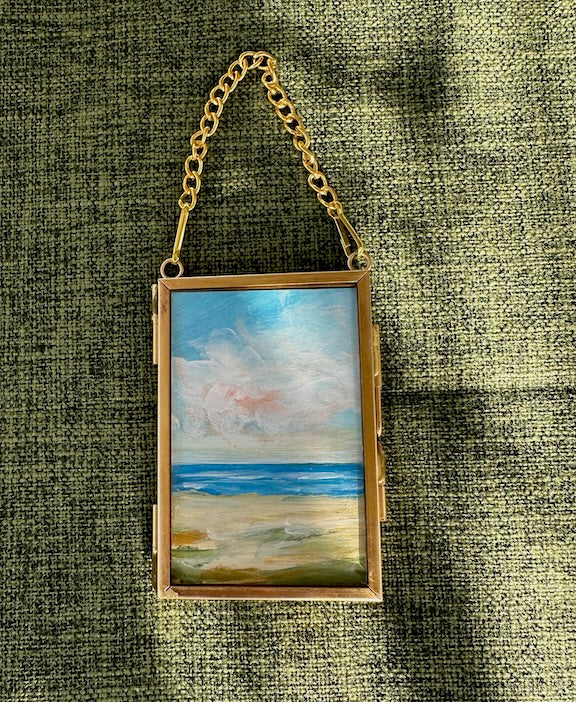 Seaside Framed Ornament