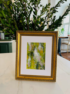 "Springtime Dreams" An Original 5x7 Painting on Paper Matted