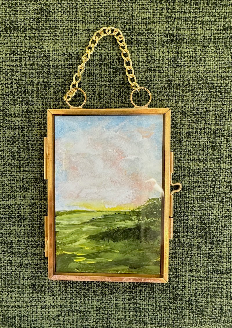 Summer Fields Framed Ornament