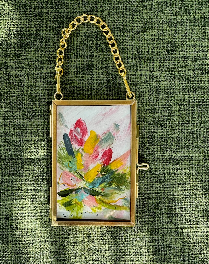 Flowers I Framed Ornament