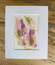 Load image into Gallery viewer, &quot;For the Love of Pink&quot; An Original 5x7 Painting on Paper Matted

