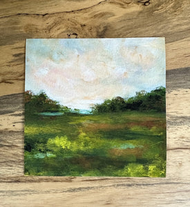 "Golden Day" 6x6 Canvas Print