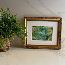 Load image into Gallery viewer, &quot;Golden Spring&quot; An Original 5x7 Painting on Paper Matted
