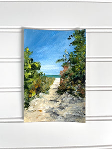 "Ocean Reef Park" an Original 4x6 Acrylic Painting