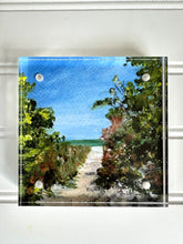 Load image into Gallery viewer, &quot;Ocean Reef Park&quot; a 4&quot;x4&quot; print framed in an acrylic block
