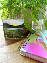 Load image into Gallery viewer, &quot;Summer Meadow&quot; a 4&quot;x4&quot; print framed in an acrylic block
