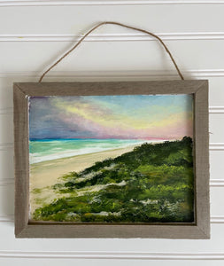 "At the Coast" an Original 8x10 Painting on Wood