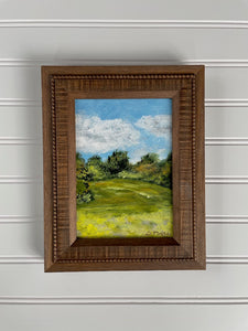 "Brandywine State Park" an Original Framed 5x7 Acrylic Painting
