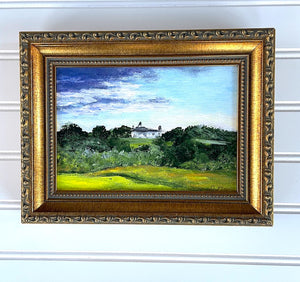 "Granogue Estate" an Original Framed 5x7 Acrylic Painting