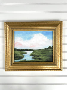"Low Country River" 8x10" Horizontal Canvas Print