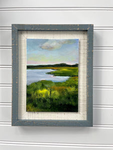 "Low Country Sky" an Original 5x7 Framed Acrylic Painting