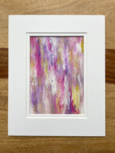Load image into Gallery viewer, &quot;Pink Abstract II&quot; An Original 5x7 Painting on Paper Matted
