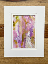 Load image into Gallery viewer, &quot;Pink Abstract&quot; An Original 5x7 Painting on Paper Matted
