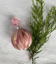 Load image into Gallery viewer, Pink, Gold &amp; White Ornament
