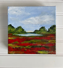 Load image into Gallery viewer, &quot;Poppy Fields&quot; an Original 6x6 Painting
