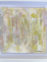 Load image into Gallery viewer, &quot;Soft Pink Abstract II&quot; An Original 6x6 Painting on Paper Framed
