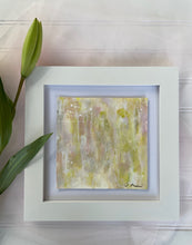 Load image into Gallery viewer, &quot;Soft Pink Abstract II&quot; An Original 6x6 Painting on Paper Framed
