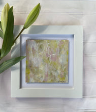 Load image into Gallery viewer, &quot;Soft Pink Abstract&quot; An Original 6x6 Painting on Paper Framed
